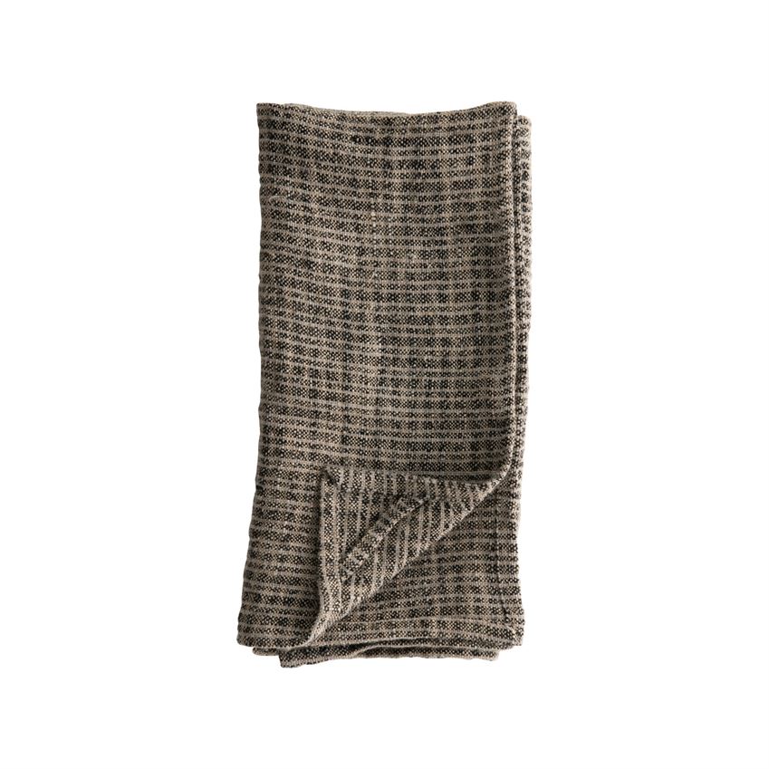 Oversized Woven Linen Tea Towel