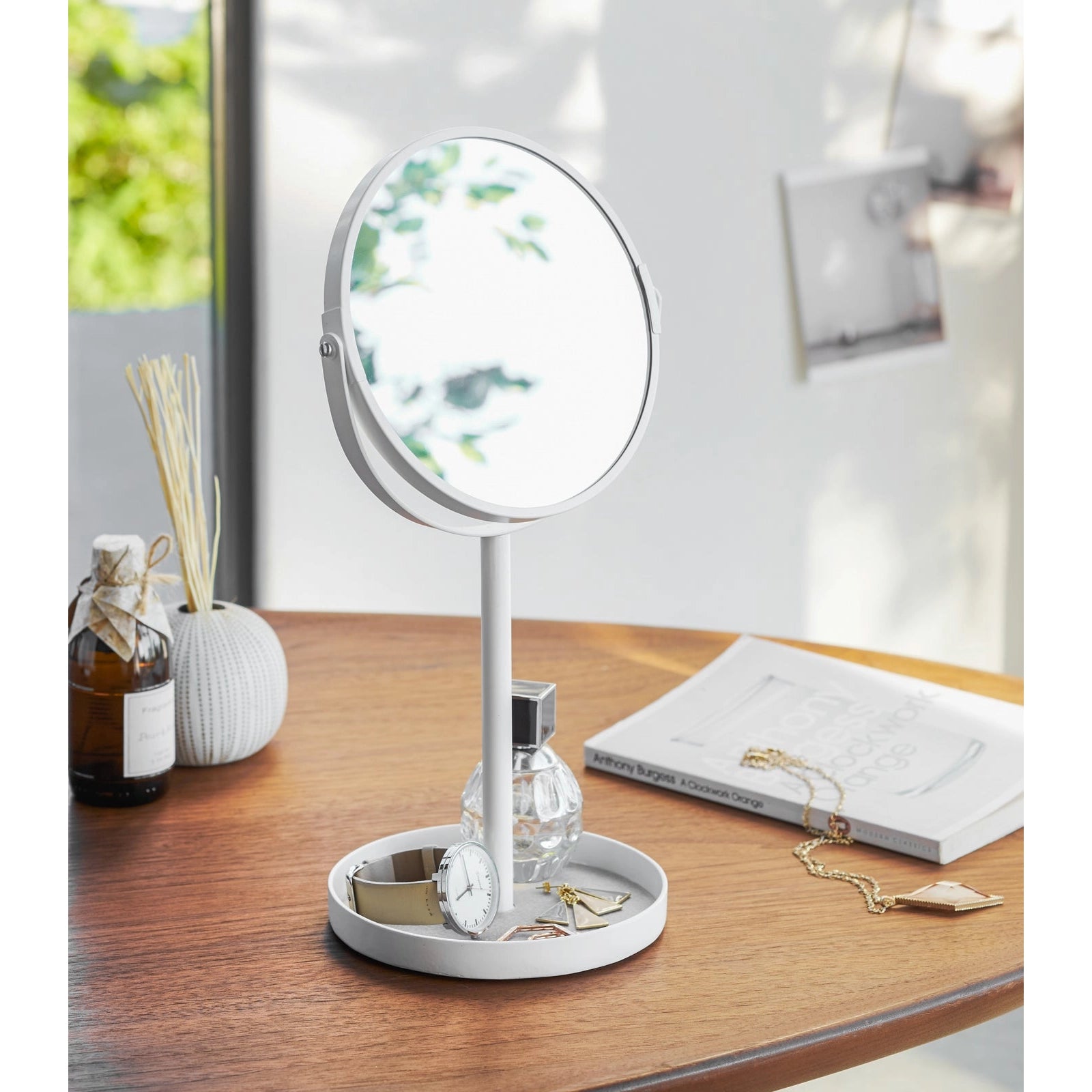 Tower Standing Mirror: White - DIGS