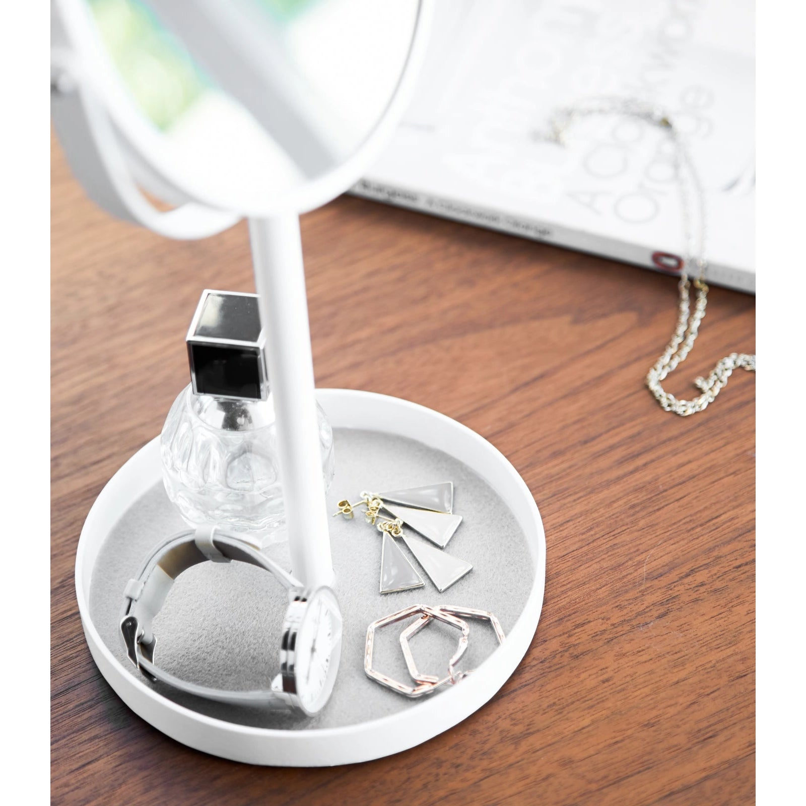Tower Standing Mirror: White - DIGS