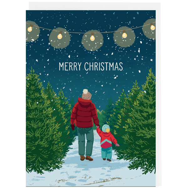 Tree Lot Christmas Card - DIGS