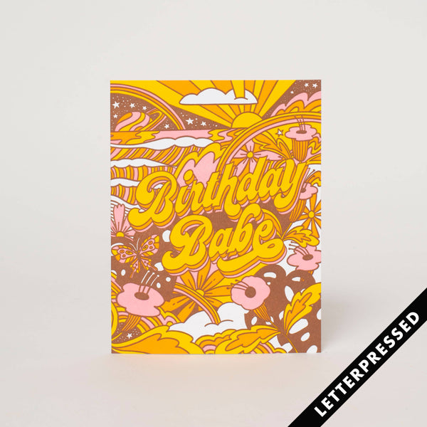 Trippy Birthday Babe Card - DIGS