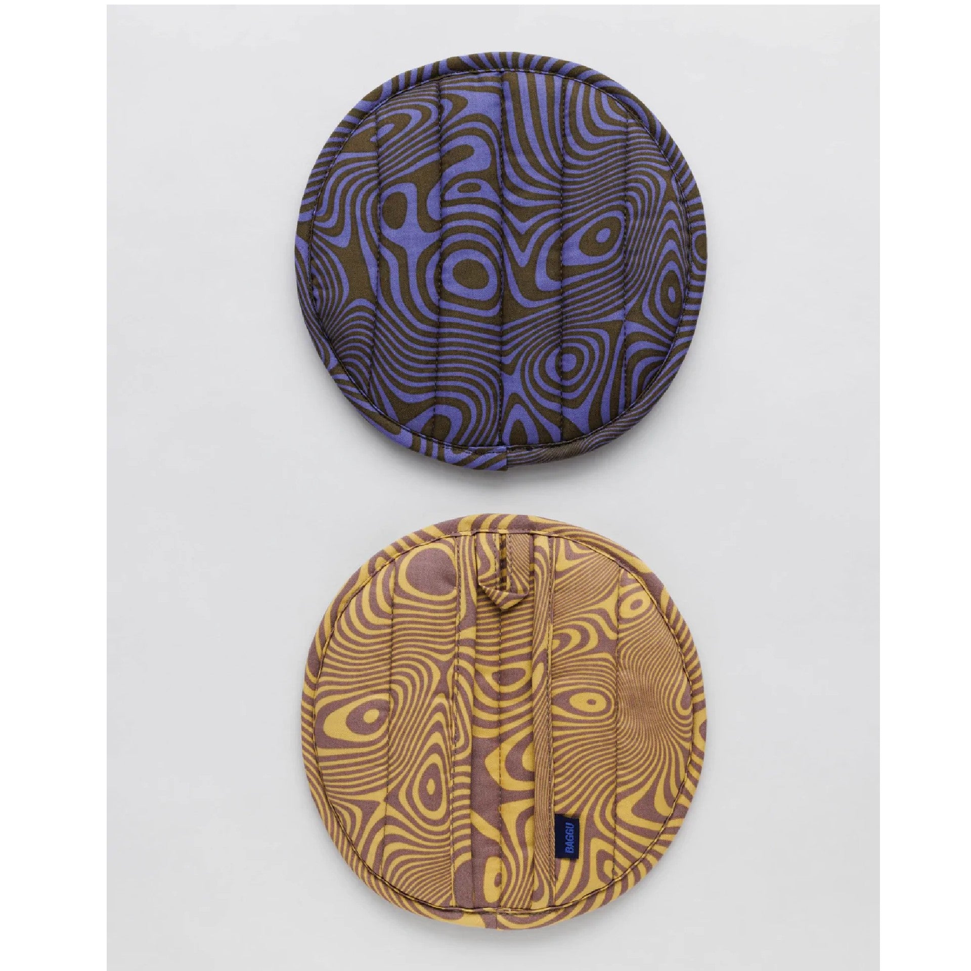 Pot Holder Set of 2: Trippy Swirl