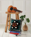 Uke with Pom Poms & Tassels Throw Pillow - DIGS