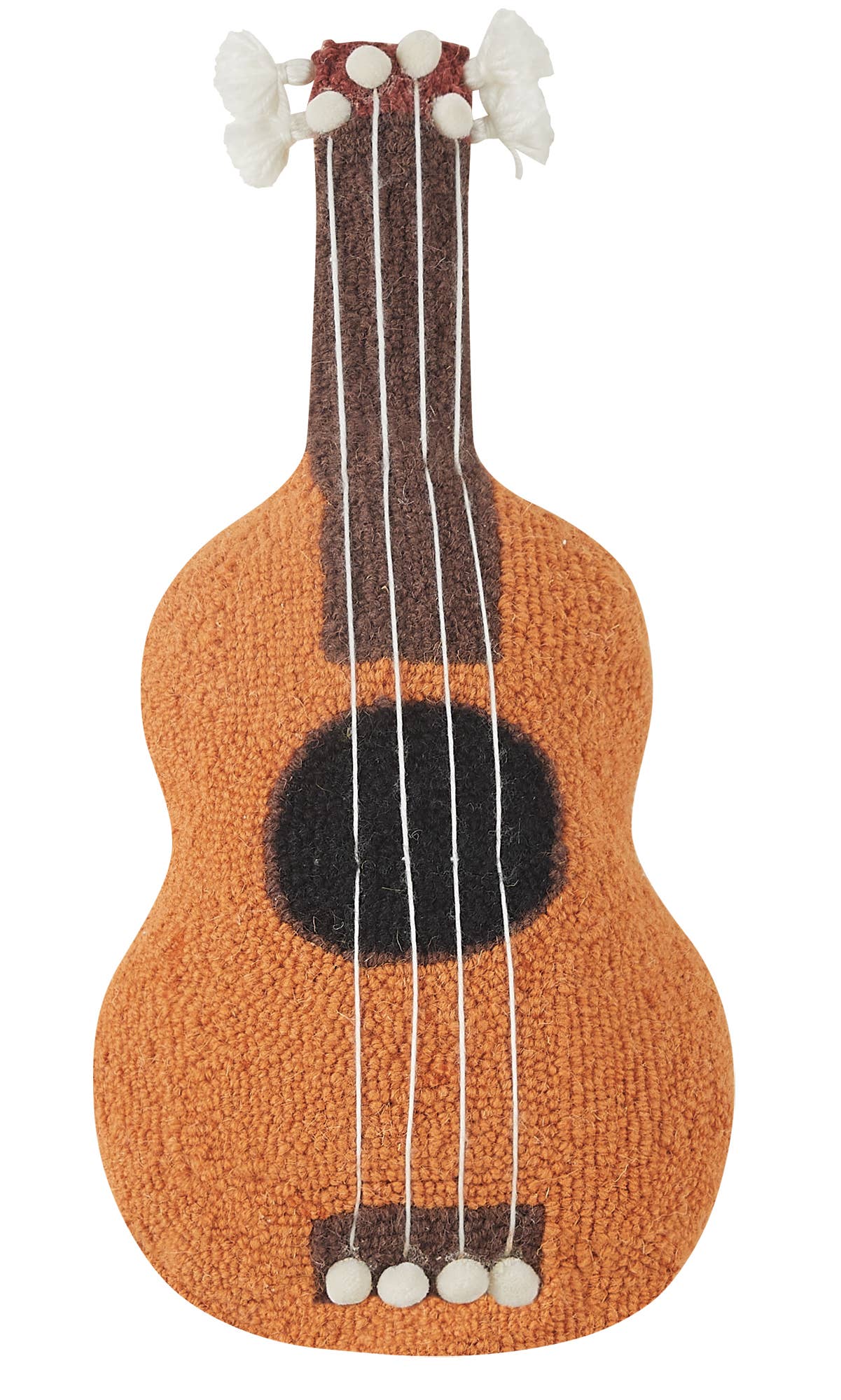 Uke with Pom Poms & Tassels Throw Pillow - DIGS