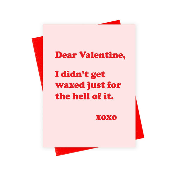 Valentine Day Wax Card - DIGS