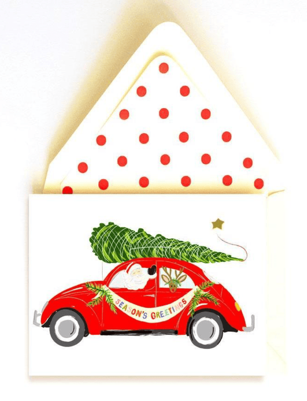 VW Bug Holiday Card, Box Set - DIGS