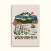 WA Mountain Lake Postcard - DIGS