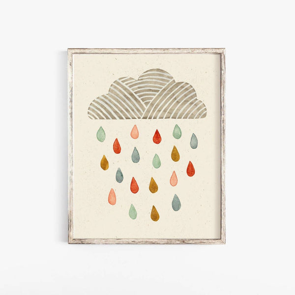 Wall Art Print Rain Cloud - DIGS