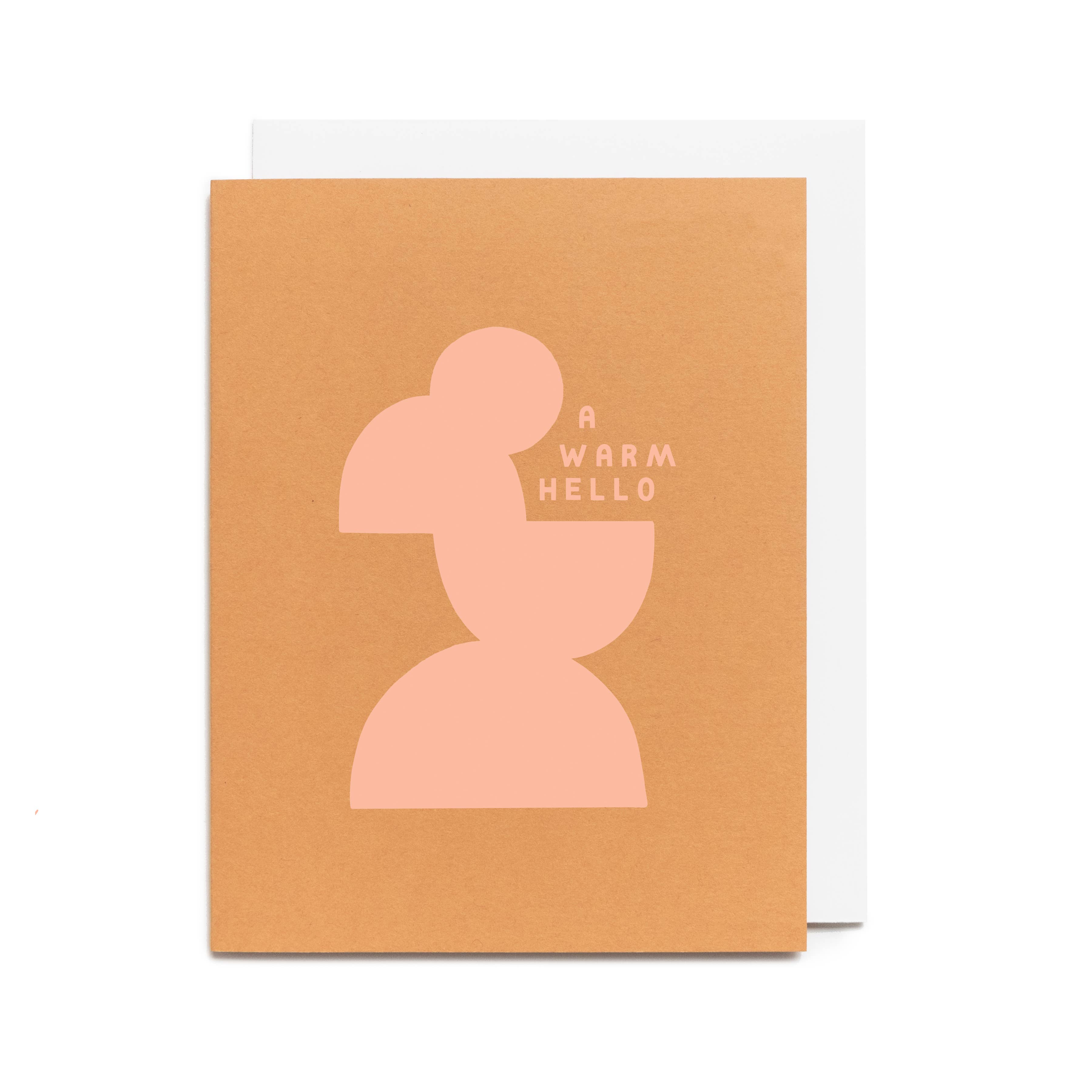 Warm Hello Silhouette Card - DIGS