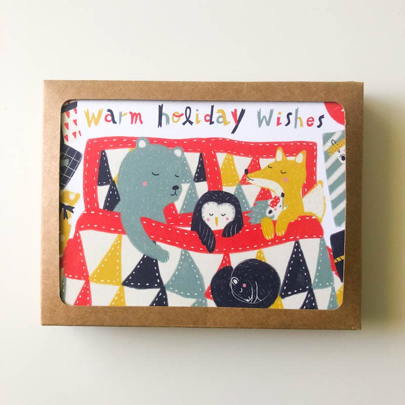 Warm Holiday Wishes Animals Boxed Card - DIGS