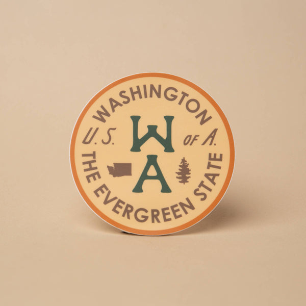 Washington Badge Sticker - DIGS