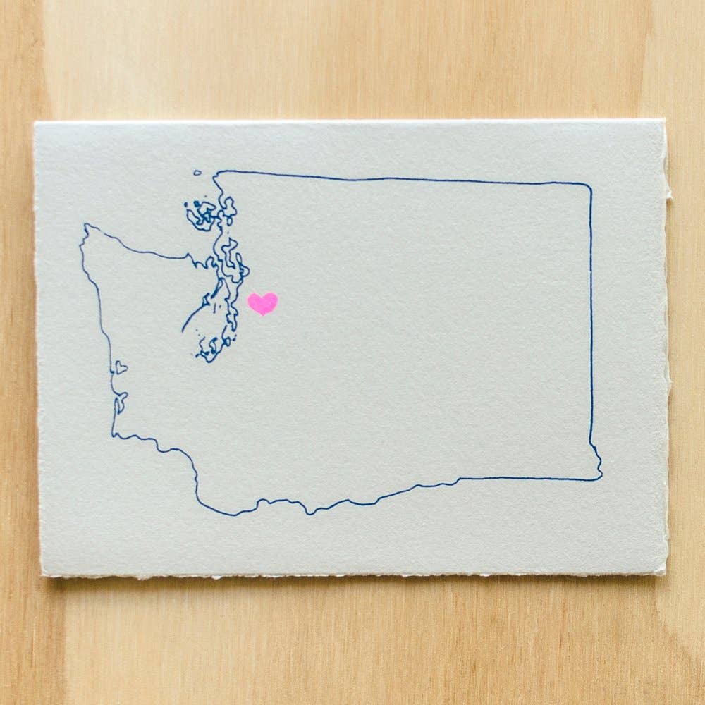 Washington Map Card - DIGS