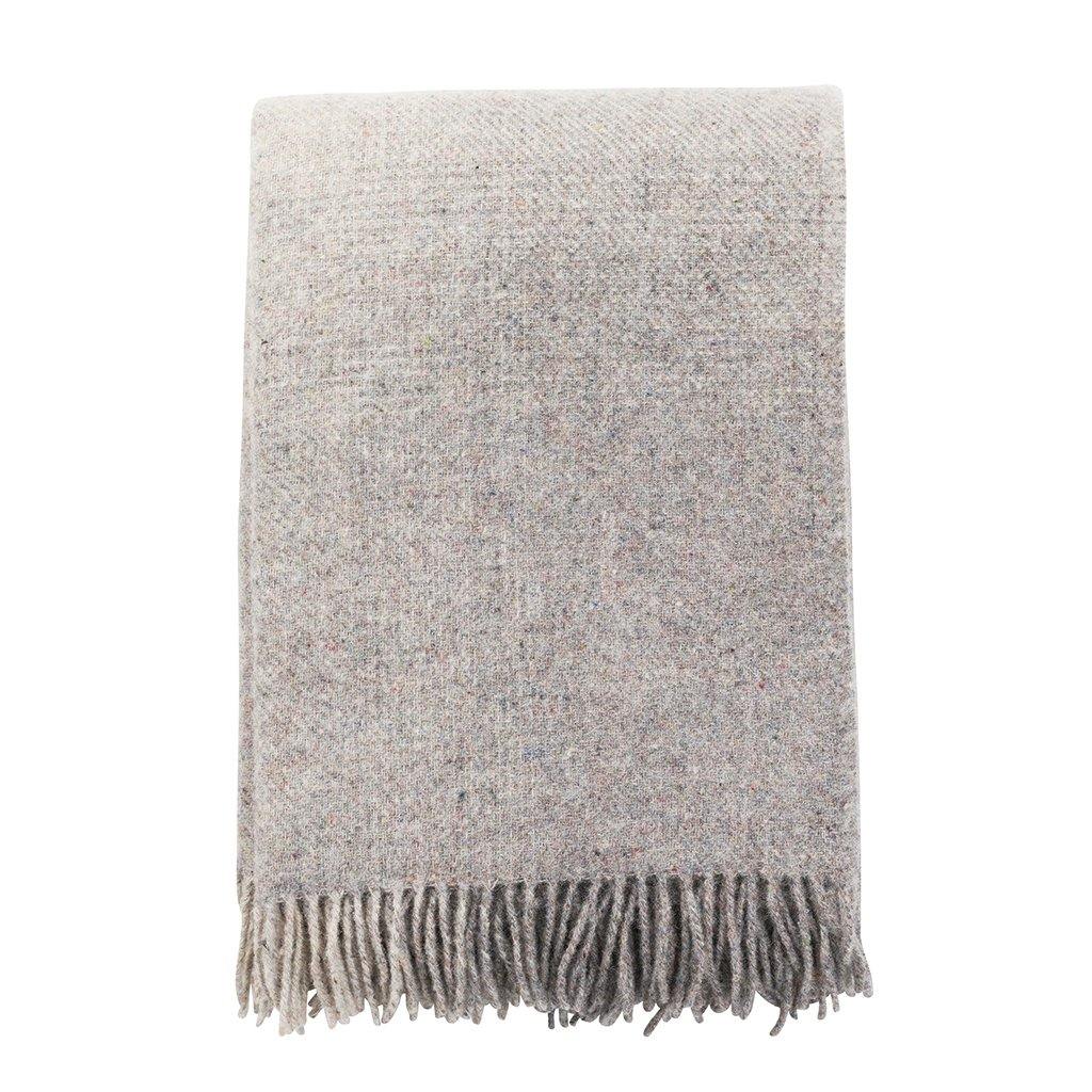 Burst Grey Wool Throw - DIGS