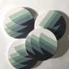 Waves Absorbent Stone Coasters - DIGS