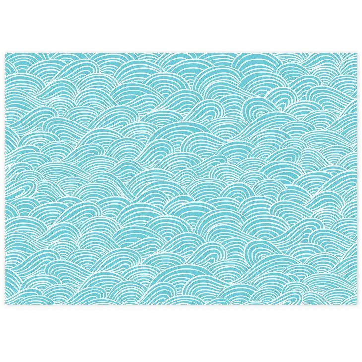 Waves Tissue Paper