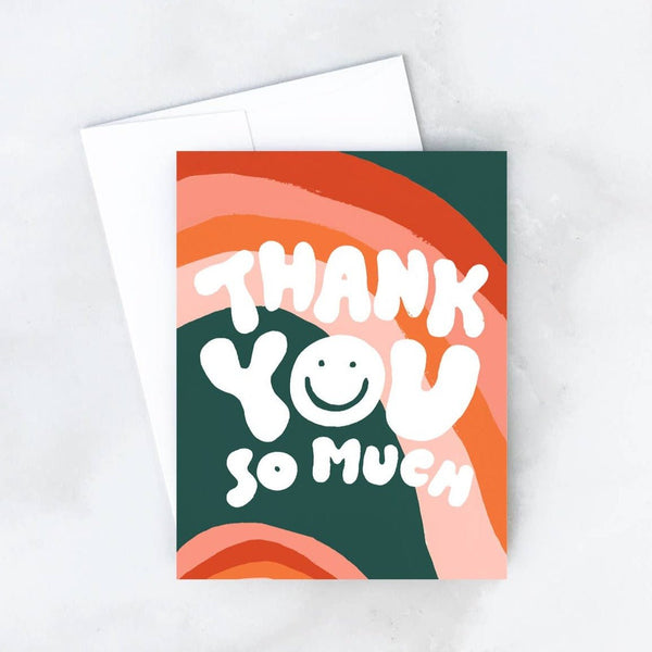 Wavy Thank You Card - DIGS