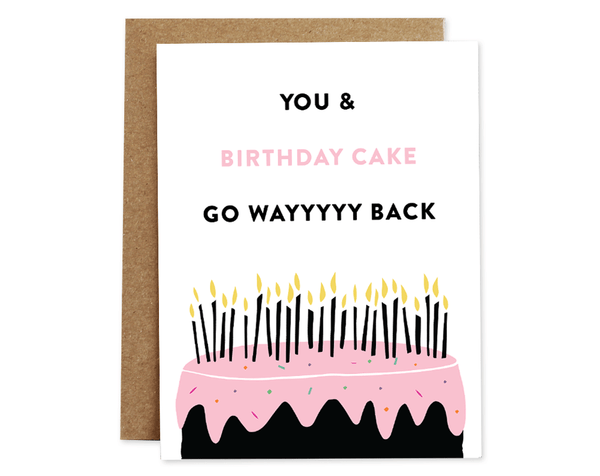 Way Back Birthday Card - DIGS