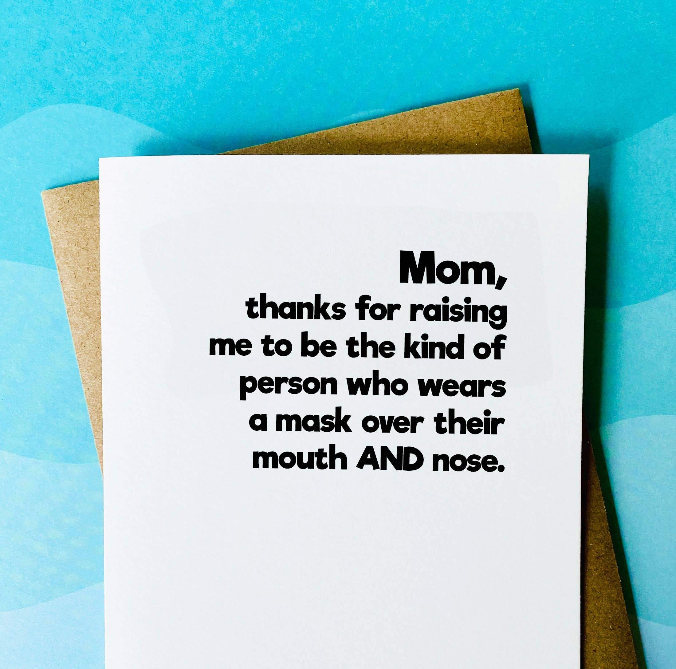 Wearing a Mask Properly Card - DIGS
