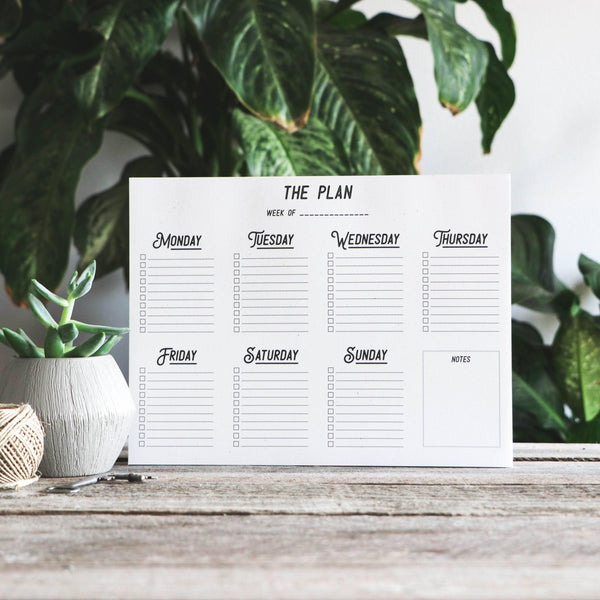 Weekly Planner Notepad - DIGS