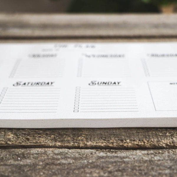 Weekly Planner Notepad - DIGS