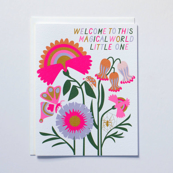 Welcome to this Magical World Baby Card - DIGS