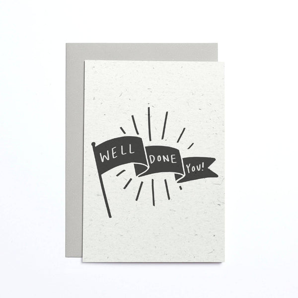 Well Done Flag Small Card - DIGS