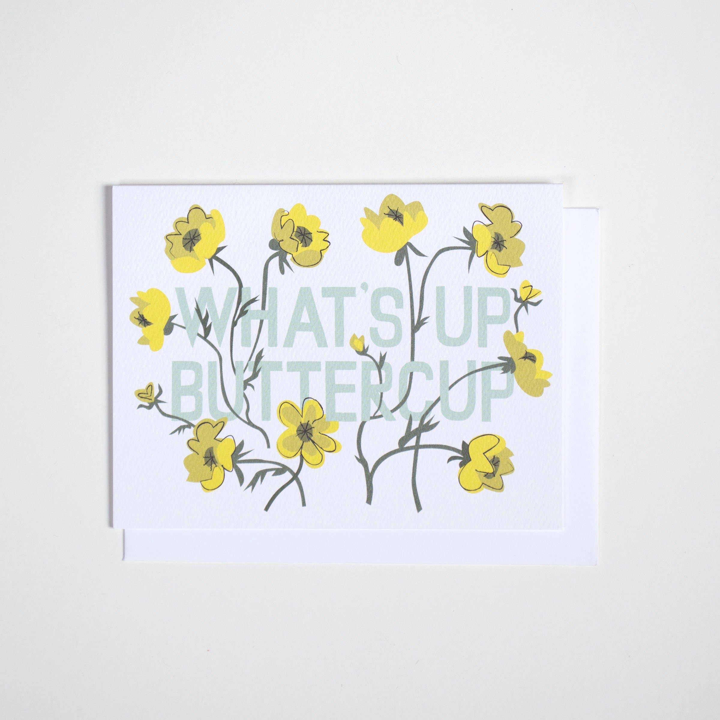 What's up Buttercup? Note Card - DIGS