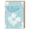 White Flowers Bridal Shower Card - DIGS