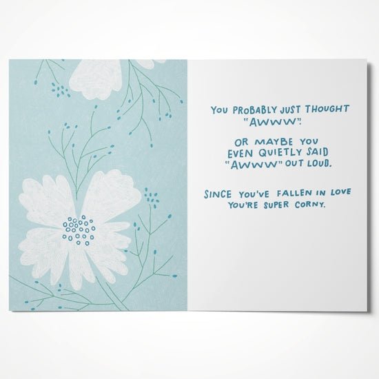 White Flowers Bridal Shower Card - DIGS