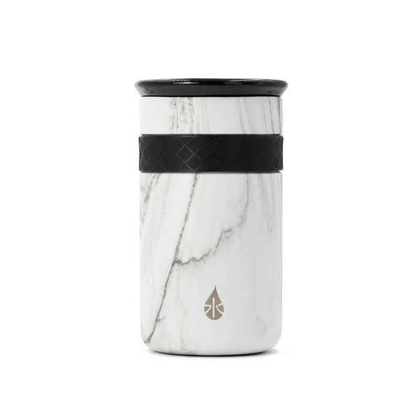 White Marble Travel Tumbler - DIGS