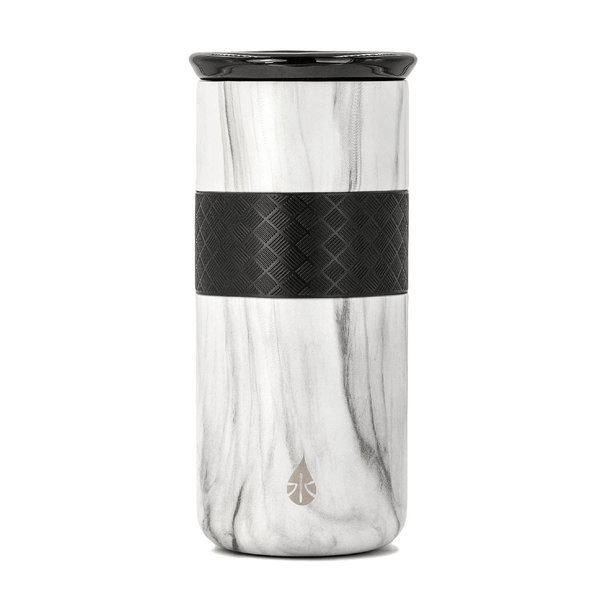 White Marble Travel Tumbler - DIGS