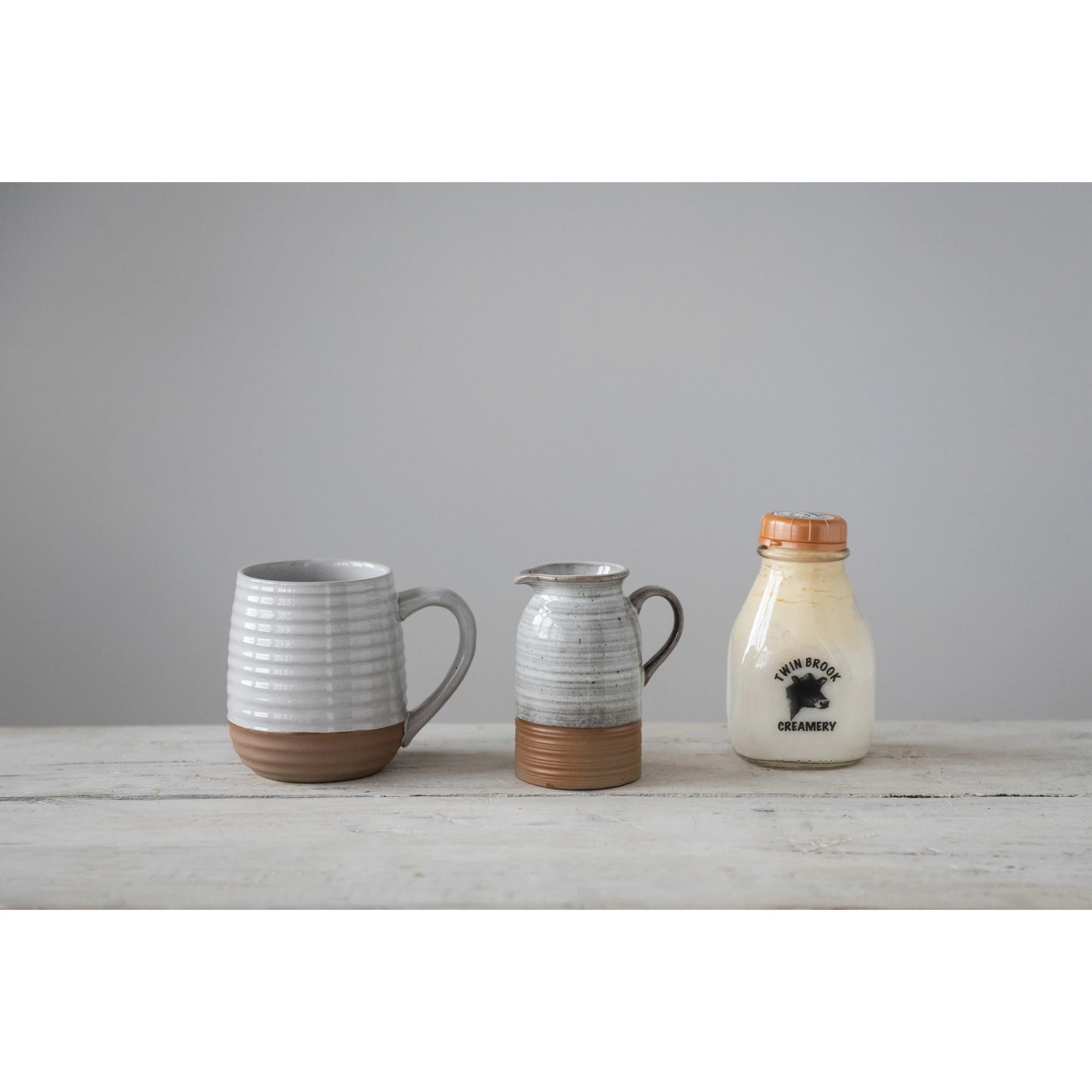 White Reactive Glaze Mug - DIGS