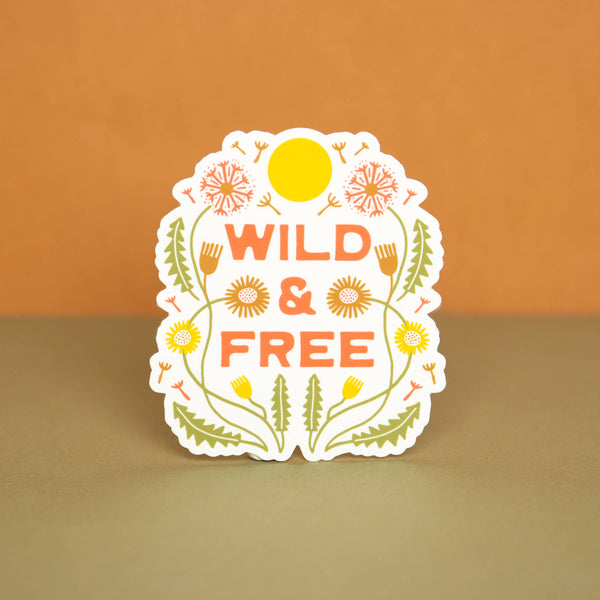 Wild & Free Dandelion Sticker - DIGS