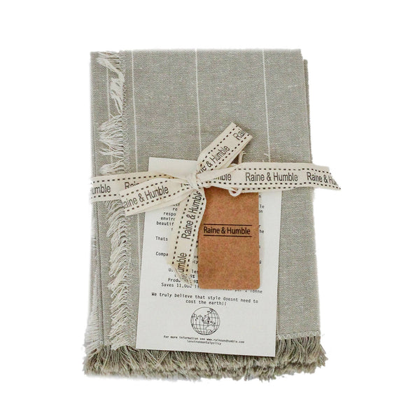 Wild Stripe Napkins S/4: Sage - DIGS