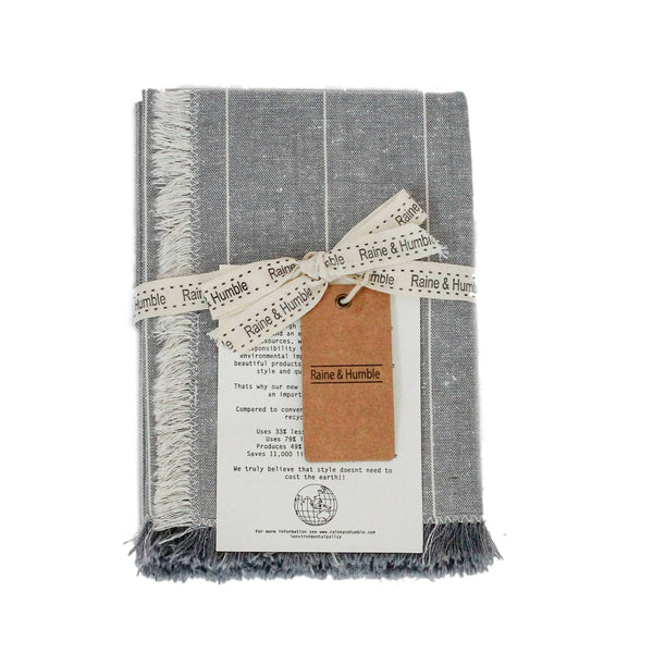 Wild Stripe Napkins S/4: Slate - DIGS