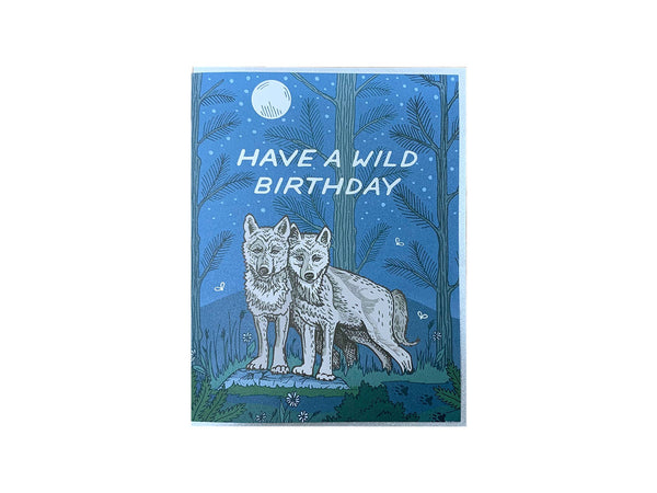 Wild Wolves Birthday Card - DIGS
