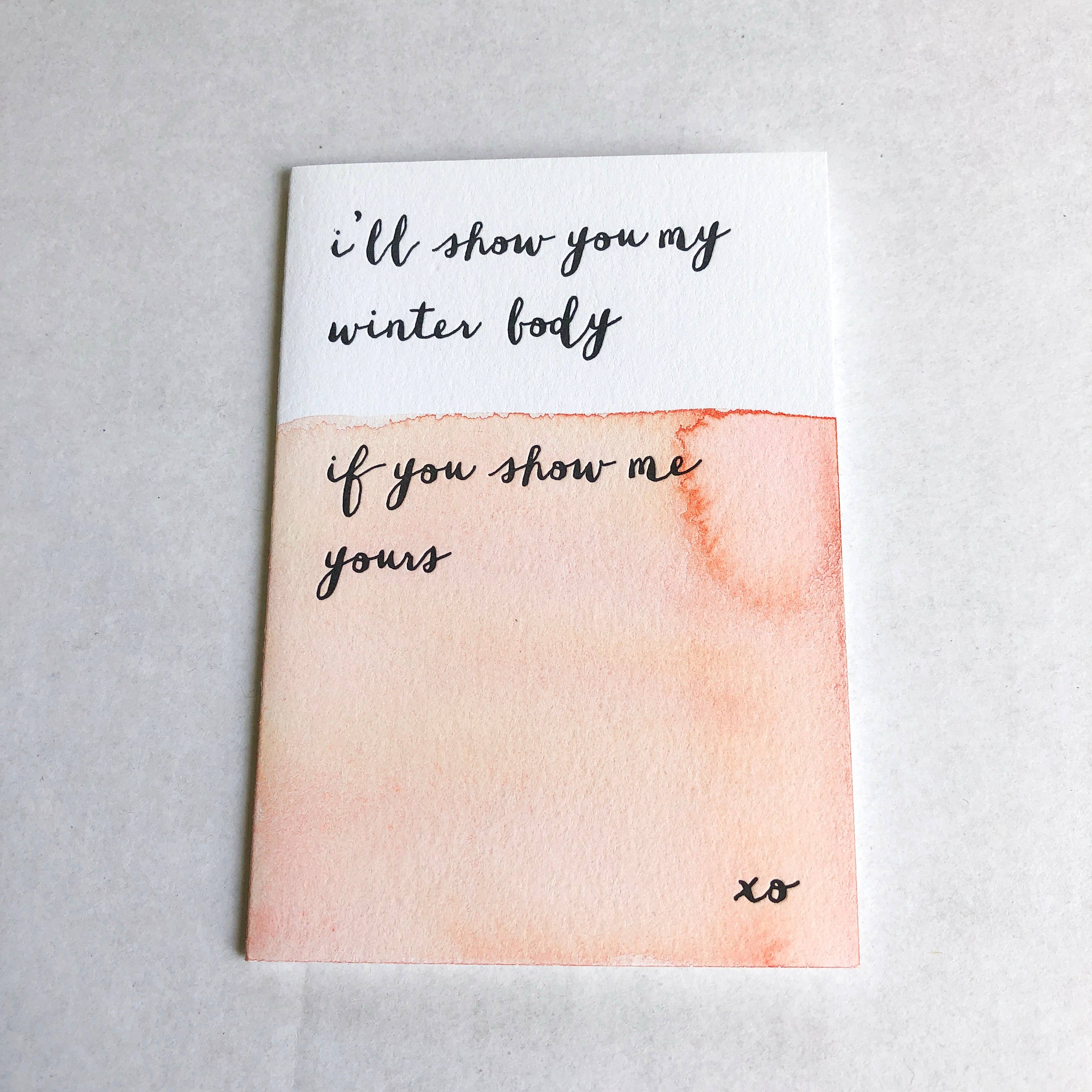 Winter Body Card - DIGS