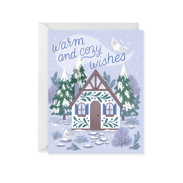 Winter Cottage Card - DIGS