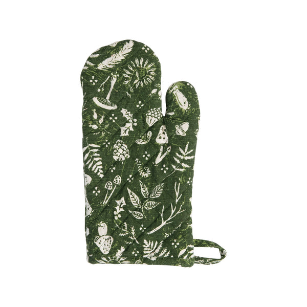 Winter Foliage Cotton Slub Oven Mitt - DIGS