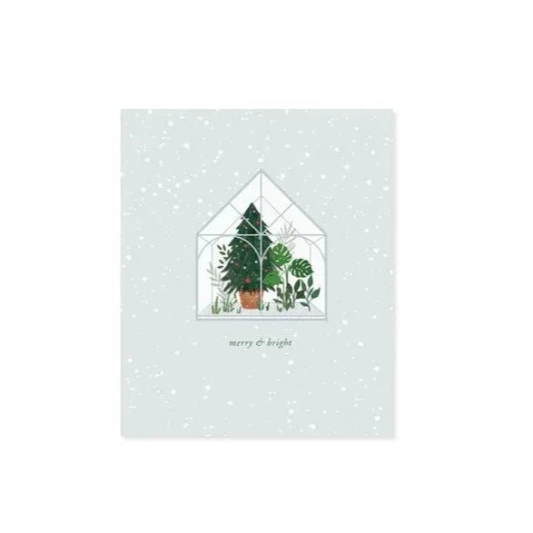 Winter Greenhouse Pop - Up Card - DIGS