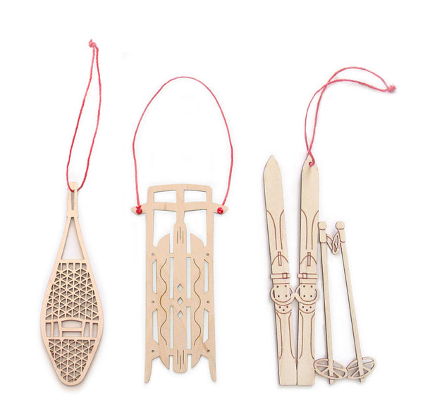 Winter Sport Ornaments Set - DIGS