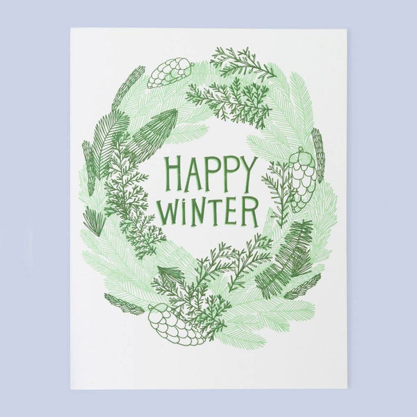 Winter Wreath Card - DIGS