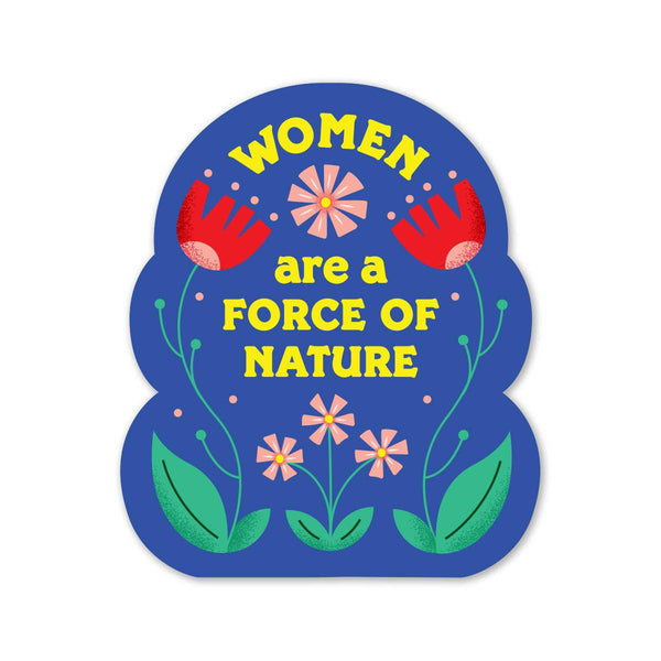 Women Nature Blue Sticker - DIGS