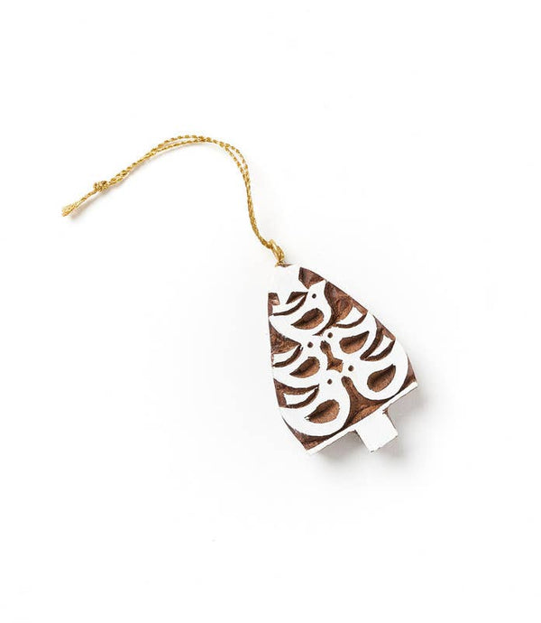 Wood Block Ornament: Festive Birds - DIGS