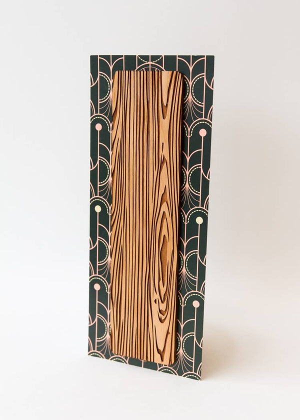 Wood Grain Wood Bookmark - DIGS