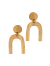 Wood Modern Shapes Earrings - DIGS