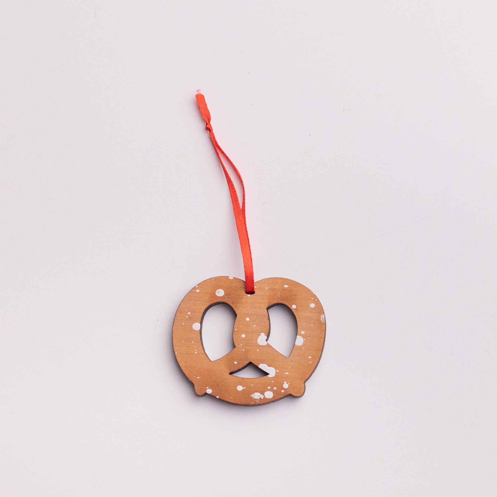 Wood Pretzel Ornament - DIGS