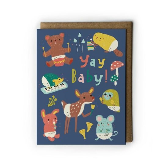 Woodland Baby Shower Card - DIGS