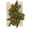 Wool Felt Holly Garland - DIGS