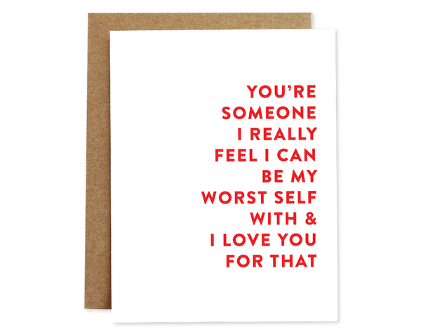 Worst Self Love Card - DIGS